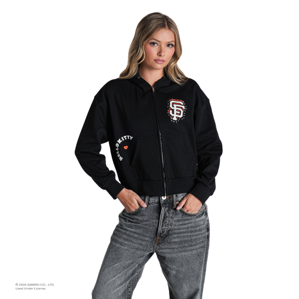 Hello Kitty x The Wild Collective San Francisco Giants Zip-Up Hoodie