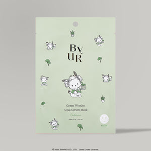 Pochacco x ByUR Green Wonder Aqua Serum Mask (4pc) (POPUP) Beauty ByUR US