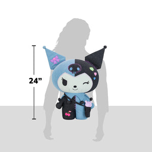 Kuromi 24" Ultra-Premier Denim Patchwork Plush (Limited Edition) Plush Jazwares