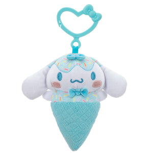 Hello Kitty and Friends 4-pc Ice Cream Plush Mascot Keychain Set Accessory Jazwares