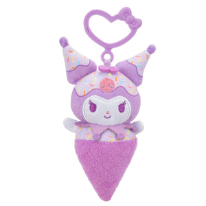 Hello Kitty and Friends 4-pc Ice Cream Plush Mascot Keychain Set Accessory Jazwares