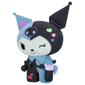 Kuromi 24" Ultra-Premier Denim Patchwork Plush (Limited Edition) Plush Jazwares
