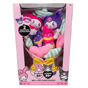 My Melody & Kuromi 12" Anniversary Plush Bouquet Plush Jazwares