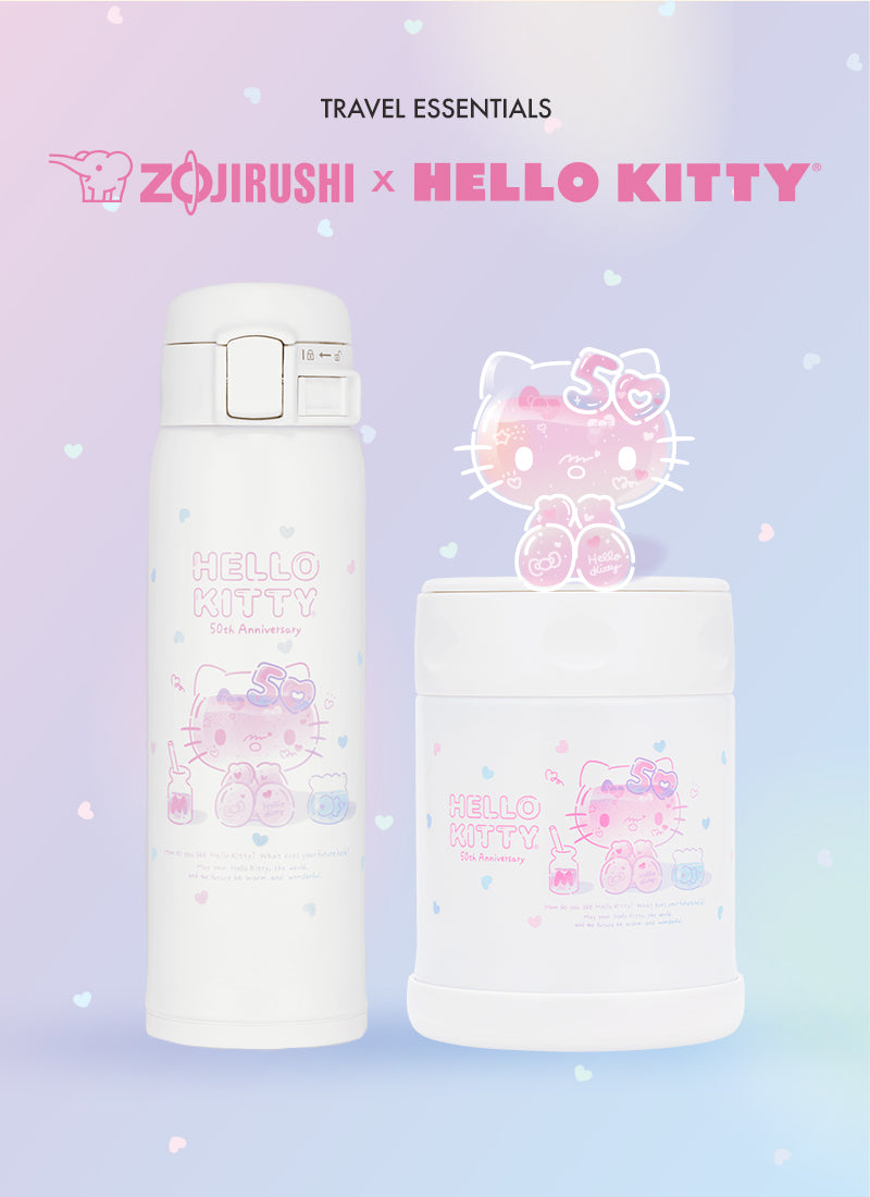 Image of Hello Kitty x Zojirushi 50th Anniversary Collection. 