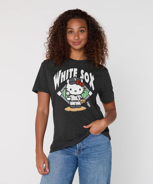 Hello Kitty x Chicago White Sox Toss Tee (Adult- Unisex) Apparel HOMAGE