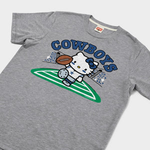 Hello Kitty x Dallas Cowboys Touchdown Tee (Adult- Unisex) Apparel HOMAGE