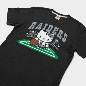 Hello Kitty x Las Vegas Raiders Holder Tee (Adult- Unisex) Apparel HOMAGE