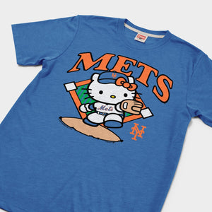Hello Kitty x New York Mets Throw Tee (Adult - Unisex) Apparel HOMAGE