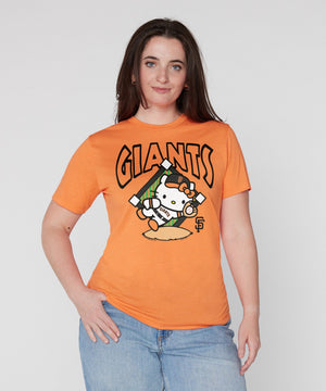 Hello Kitty x San Francisco Giants Catch Tee (Adult - Unisex) Apparel HOMAGE