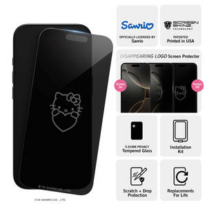 Hello Kitty x Screen Skinz Hands Heart Privacy Screen Protector Accessory Screen Skinz