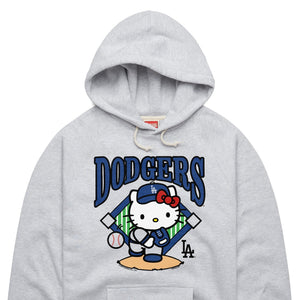 Hello Kitty x Los Angeles Dodgers First Pitch Hoodie (Adult - Unisex) Apparel Homage LLC