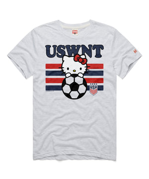 Hello Kitty x USWNT Logo Tee (Adult- Unisex) Apparel Homage LLC