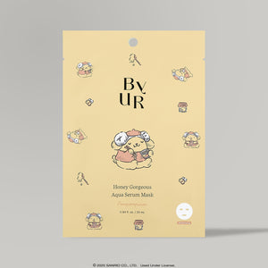 Pompompurin x ByUR Honey Gorgeous Daily Aqua Serum Mask (4pc) (POPUP) Beauty ByUR US