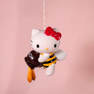 Hello Kitty Bumble Bee Ceramic Wind Chime Home Goods Blue Sky