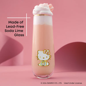 Hello Kitty Stay Gold Stemless Flutes (Set of 4) Home Goods JoyJolt