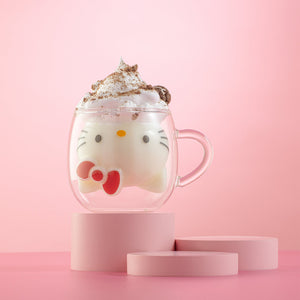 Hello Kitty 3D Double Wall Coffee Mug Home Goods JoyJolt