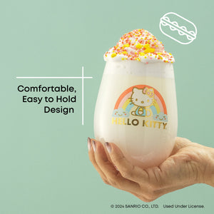 Hello Kitty Sweet Rainbow Stemless Glasses (Set of 4)