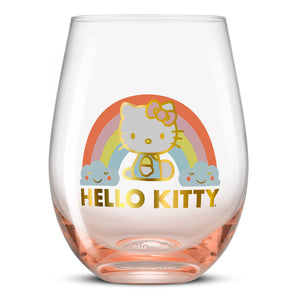 Hello Kitty Sweet Rainbow Stemless Glasses (Set of 4)