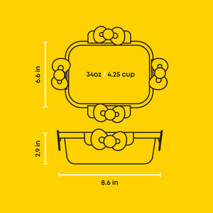 Hello Kitty Fluted Food Storage Containers (Set of 2) Home Goods JoyJolt