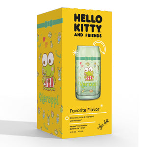 Keroppi Favorite Flavor Lidded Glass Tumbler