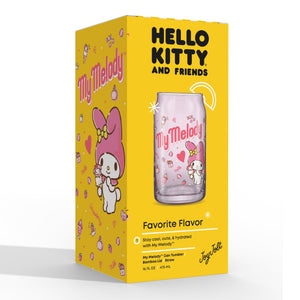 My Melody Favorite Flavor Lidded Glass Tumbler