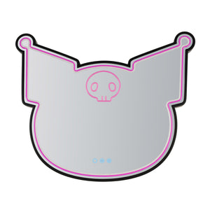 Kuromi x Impressions Vanity Neon RGB Wall Mirror Beauty Impressions Vanity Co.