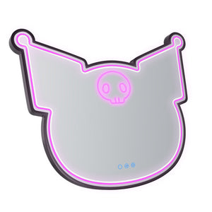 Kuromi x Impressions Vanity Neon RGB Wall Mirror Beauty Impressions Vanity Co.