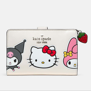 Hello Kitty and Friends x Kate Spade New York Medium Compact Bifold Wallet Bags Kate Spade