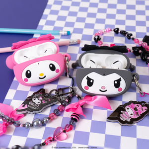 Kuromi 20th Anniversary 3D Figural AirPods Case Accessory Hamee.com - Hamee US