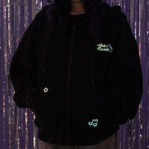 Kuromi x JapanLA Glow-In-The-Dark Anniversary Party Jacket Apparel JapanLA