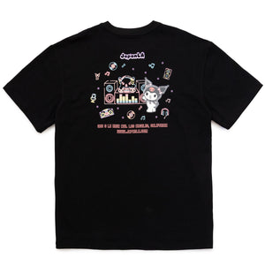 Kuromi x JapanLA Glow-In-The-Dark Anniversary Party Tee Apparel JapanLA