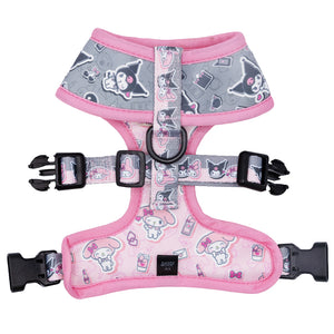 My Melody & Kuromi x Sassy Woof Reversible Dog Harness Home Goods SASSY WOOF