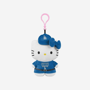 Hello Kitty x Los Angeles Dodgers 2025 Back To Back World Series Champions Plush Mascot Keychain Home FOCO