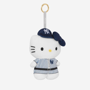 Hello Kitty x New York Yankees Plush Mascot Keychain Accessory FOCO