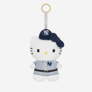 Hello Kitty x New York Yankees Plush Mascot Keychain Accessory FOCO
