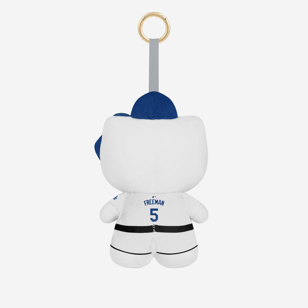 Hello Kitty x Los Angeles Dodgers Plush Mascot Keychain (Freddie Freem