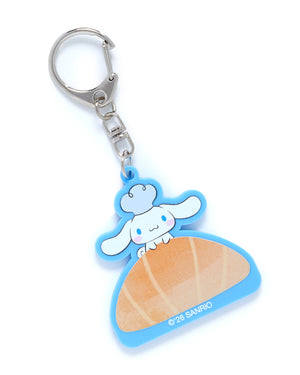 Cinnamoroll x Okayama Kobo Salt and Butter Roll Keychain Accessory Okayama Kobo