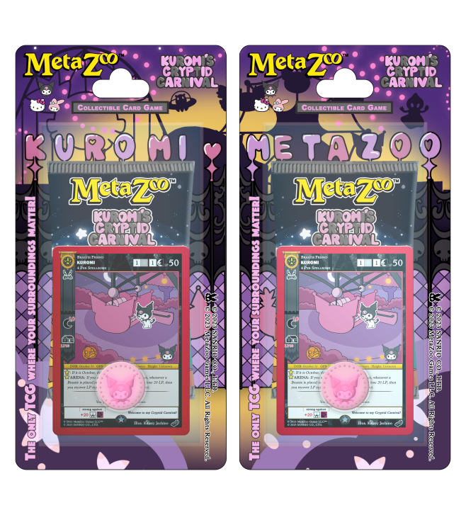 MetaZoo TCG: Set of 5 Kuromi's Cryptid Carnival Blister Packs  MetaZoo Games Marketplace   