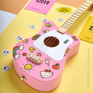 Hello Kitty x Loog Kids Mini Acoustic Guitar (Pink) Home Loog Guitars