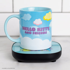 Hello Kitty and Friends Coffee Mug & Warmer Set Home Goods Uncanny Brands Wholesale