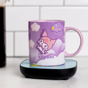 DO NOT SET LIVE -Kuromi Coffee Mug & Warmer Set Home Goods Uncanny Brands Wholesale