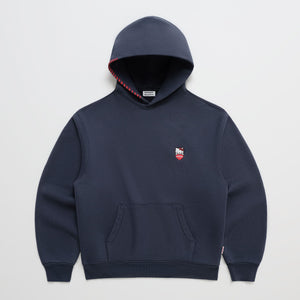 Hello Kitty x Madhappy Heavyweight Round Logo Fleece Hoodie (Navy) Apparel MADHAPPY