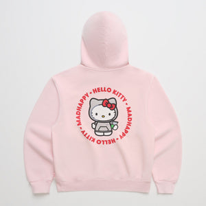 Hello Kitty x Madhappy Heavyweight Round Logo Fleece Hoodie (Rosewater Pink) Apparel MADHAPPY