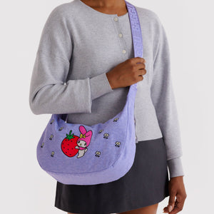 My Melody x Baggu Embroidered Nylon Crescent Bag Bags Baggu Corporation