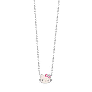 Hello Kitty Sterling Silver Enamel Necklace Jewelry JACMEL JEWELRY INC