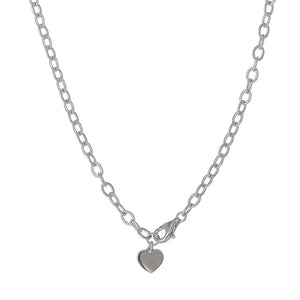 Hello Kitty 18" Quatrefoil Sterling Silver Drop Necklace (Pink & White Sapphire) Jewelry JACMEL JEWELRY INC