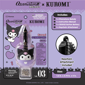 Kuromi Mini Otamatone Melody Charm Accessory Hamee.com - Hamee US