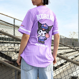 Kuromi x JapanLA Baseball Jersey (Purple) Apparel JapanLA