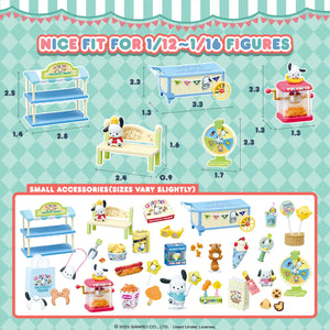 Re-Ment Pochacco's Amusement Park Wagon Blind Box Figure Set
