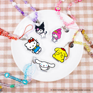 Pompompurin Beaded Charm Mobile Phone Wrist Strap Accessory Hamee.com - Hamee US